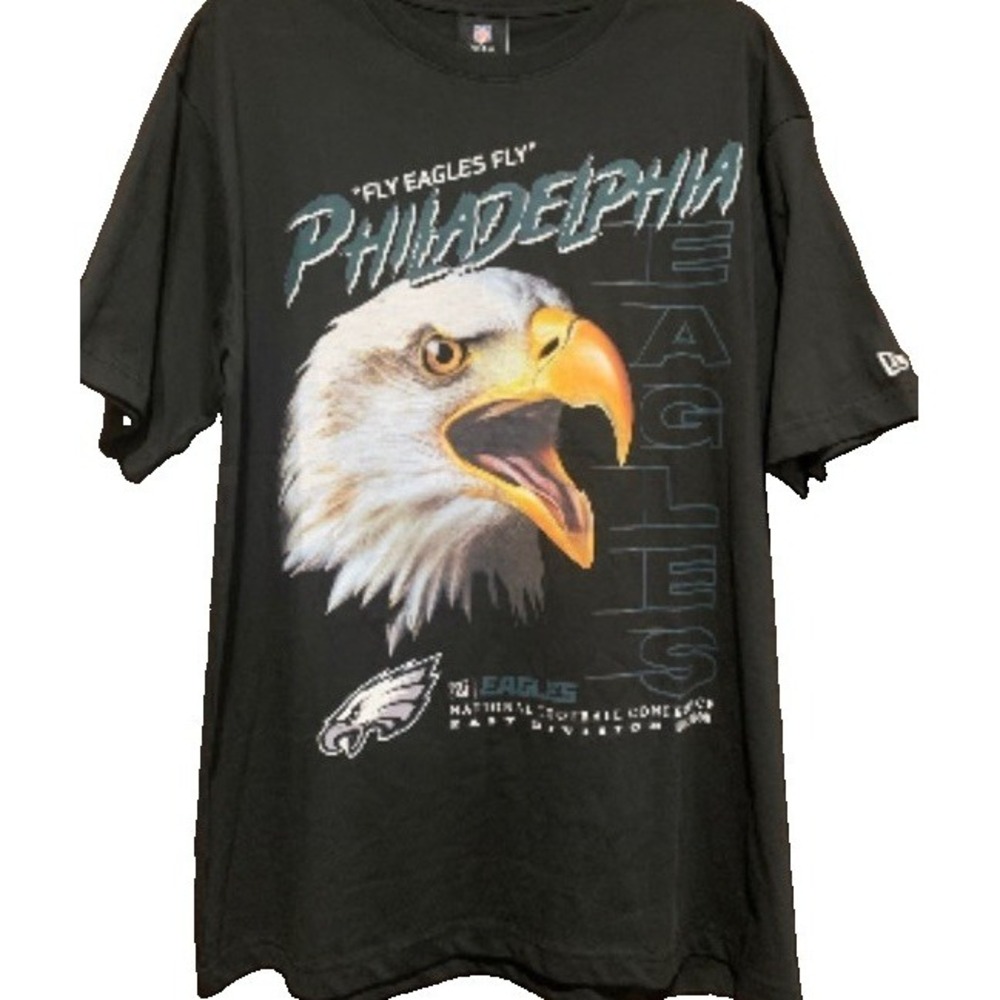 New Era Philadelphia Eagles "Fly Eagles Fly" Graphic T-Shirt Medium NWT